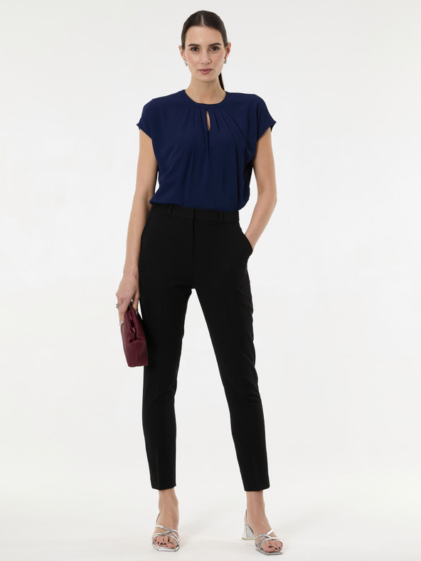 Orsay Tmavomodré dámske tričko s krátkym rukávom ORSAY