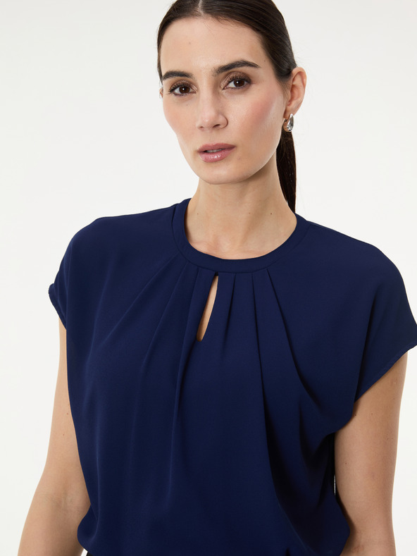 Orsay Tmavomodré dámske tričko s krátkym rukávom ORSAY