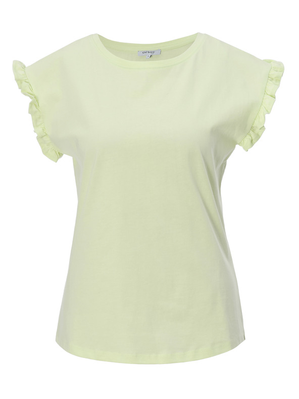 Orsay Svetlozelené dámske tričko s krátkym rukávom ORSAY
