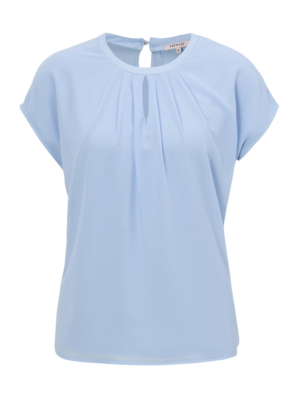 Orsay Svetlomodré dámske tričko s krátkym rukávom ORSAY