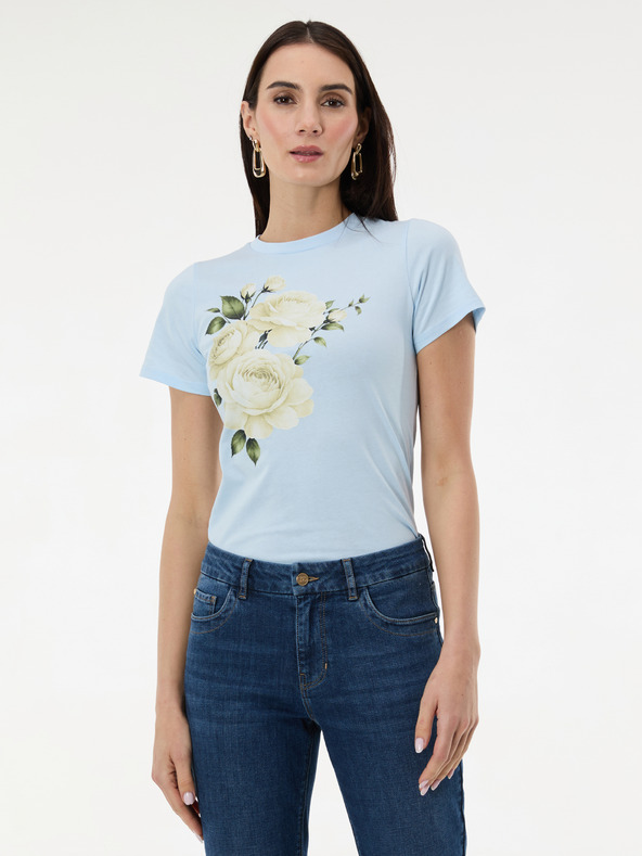 Orsay Svetlomodré dámske tričko s potlačou ORSAY