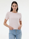 Orsay Ružové dámske tričko s krátkym rukávom ORSAY