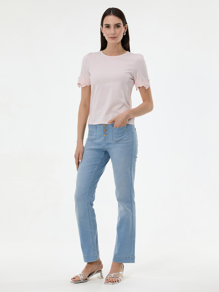 Orsay Ružové dámske tričko s krátkym rukávom ORSAY