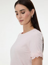 Orsay Ružové dámske tričko s krátkym rukávom ORSAY