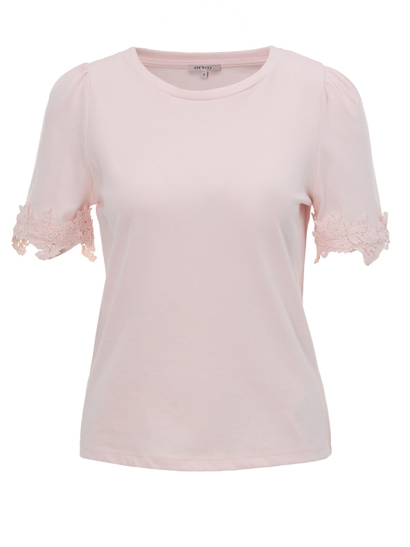 Orsay Ružové dámske tričko s krátkym rukávom ORSAY