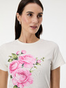 Orsay Krémové dámske tričko s potlačou ORSAY