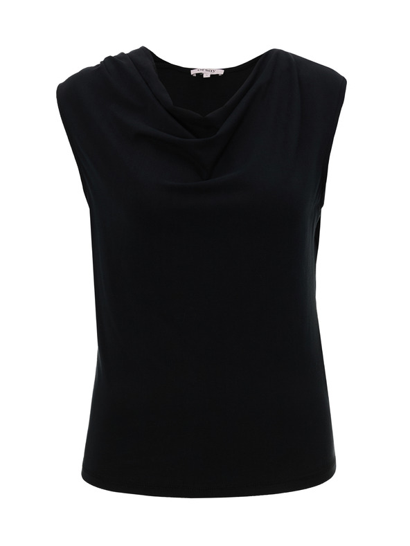 Orsay Čierne dámske tričko bez rukávov ORSAY
