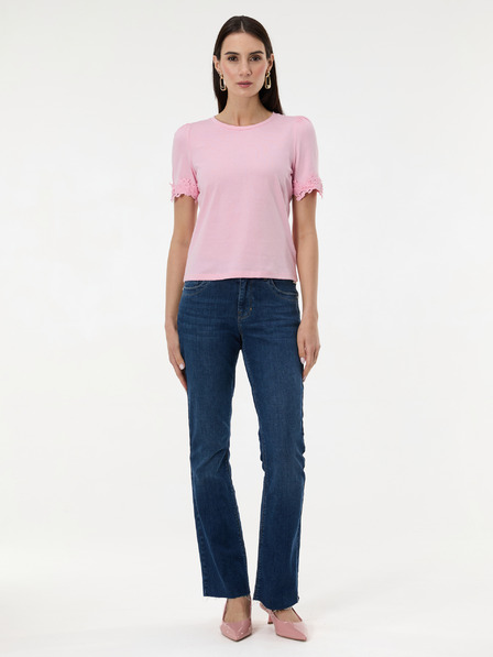 Orsay Svetloružové dámske tričko s krátkym rukávom ORSAY