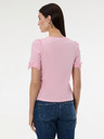 Orsay Svetloružové dámske tričko s krátkym rukávom ORSAY