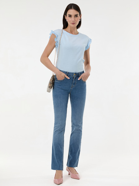 Orsay Svetlomodré dámske tričko s krátkym rukávom ORSAY