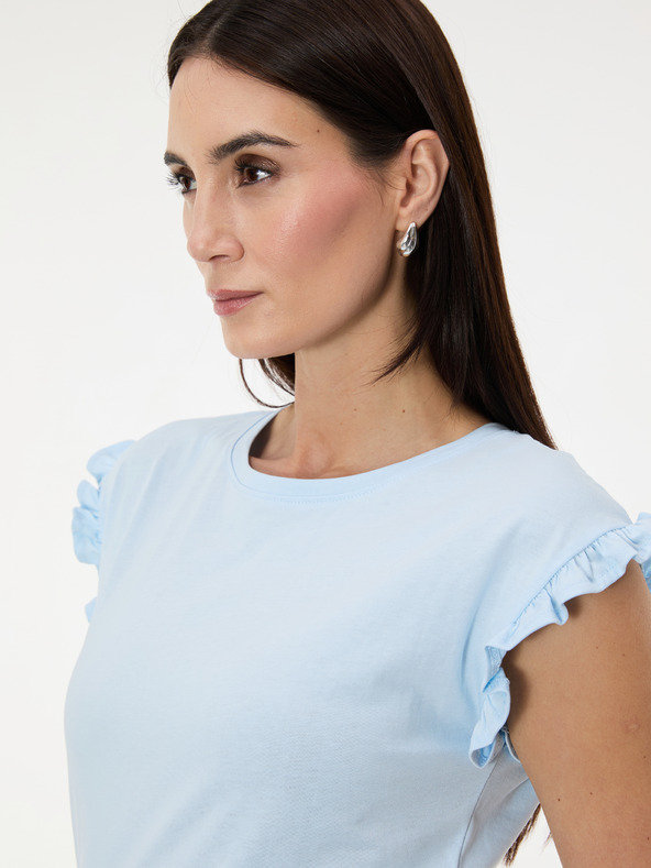 Orsay Svetlomodré dámske tričko s krátkym rukávom ORSAY