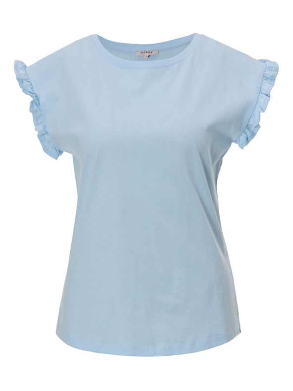 Orsay Svetlomodré dámske tričko s krátkym rukávom ORSAY