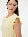 Orsay Žlté dámske tričko s krátkym rukávom ORSAY