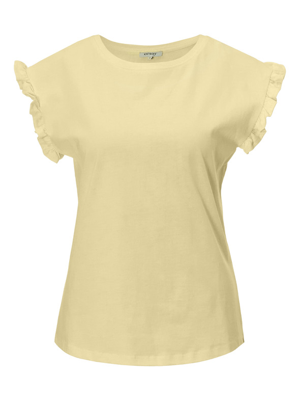 Orsay Žlté dámske tričko s krátkym rukávom ORSAY