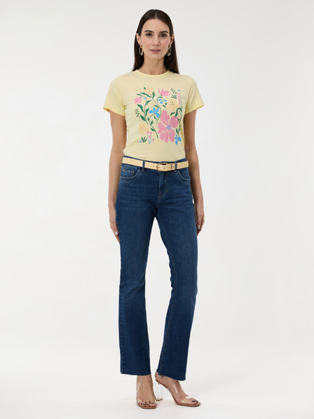 Orsay Žlté dámske tričko s potlačou ORSAY