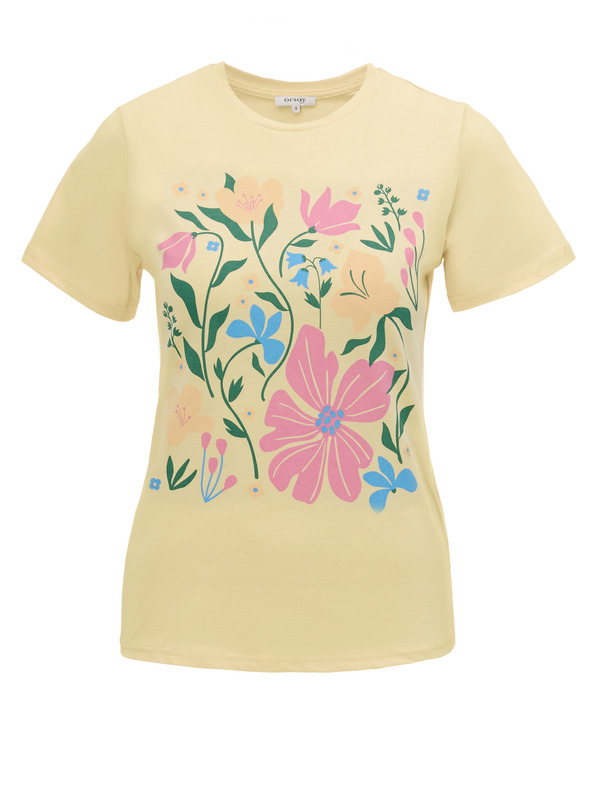 Orsay Žlté dámske tričko s potlačou ORSAY