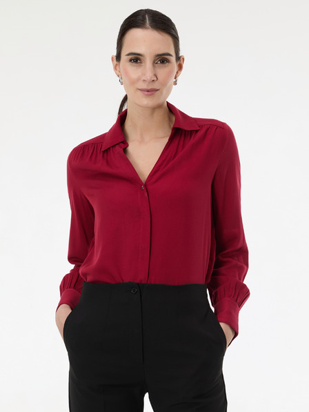 Orsay Oranžová dámska kvetovaná blúzka ORSAY