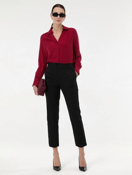 Orsay Oranžová dámska kvetovaná blúzka ORSAY