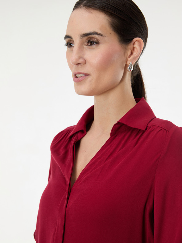 Orsay Oranžová dámska kvetovaná blúzka ORSAY