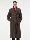 Orsay Hnedý dlhý dámsky kabát ORSAY