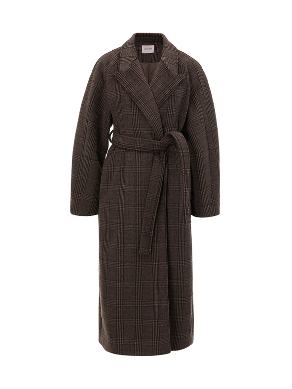 Orsay Hnedý dlhý dámsky kabát ORSAY