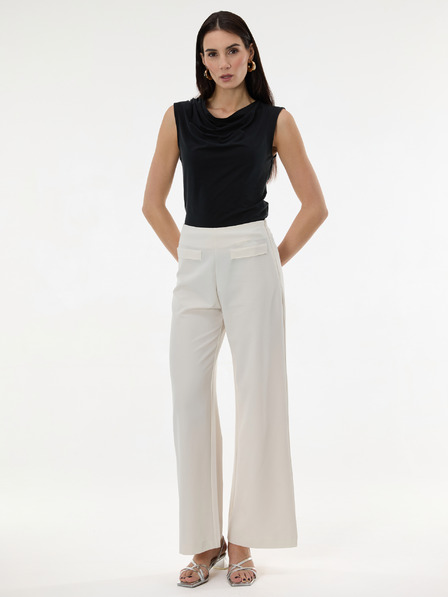 Orsay Biele dámske rovné nohavice ORSAY