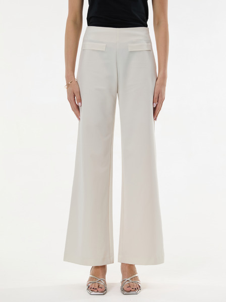 Orsay Biele dámske rovné nohavice ORSAY