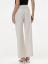 Orsay Biele dámske rovné nohavice ORSAY