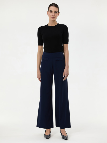 Orsay Tmavomodré dámske rovné nohavice ORSAY