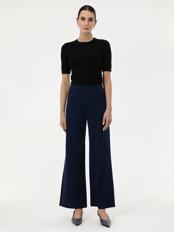 Orsay Tmavomodré dámske rovné nohavice ORSAY