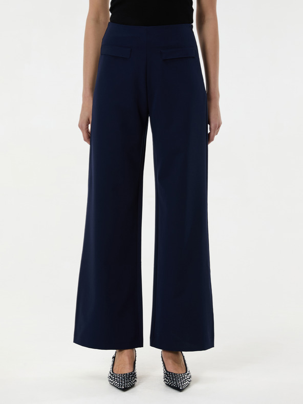 Orsay Tmavomodré dámske rovné nohavice ORSAY