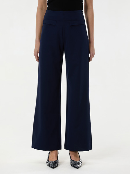 Orsay Tmavomodré dámske rovné nohavice ORSAY