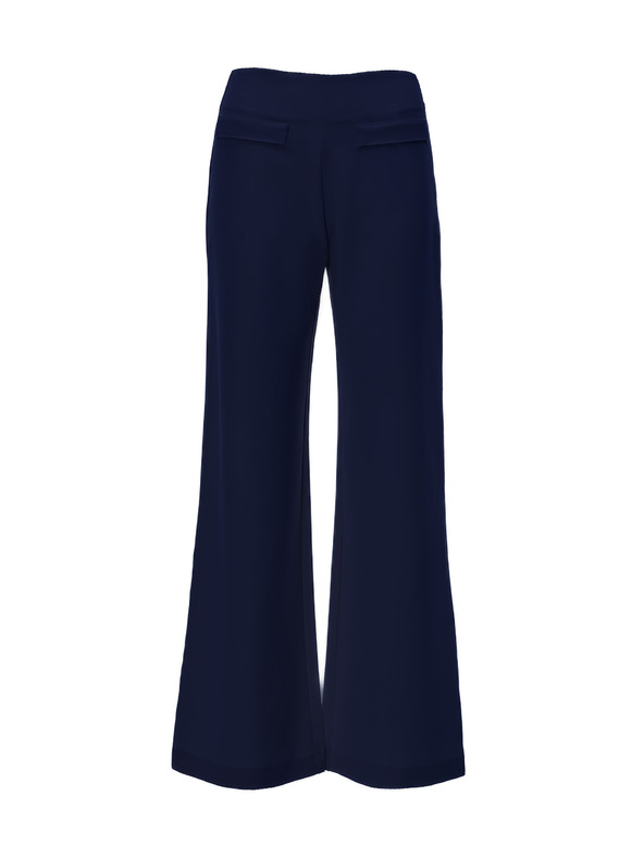 Orsay Tmavomodré dámske rovné nohavice ORSAY