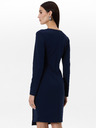 Orsay Tmavo modré dámske šaty po kolená ORSAY