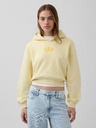 GAP Oversize crop mikina s logom VintageSoft GAP