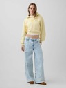 GAP Oversize crop mikina s logom VintageSoft GAP