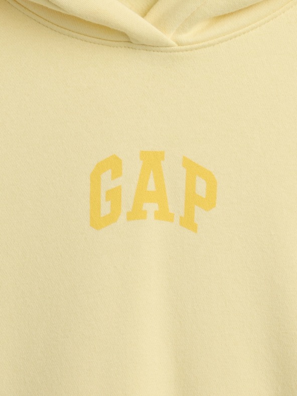 GAP Oversize crop mikina s logom VintageSoft GAP