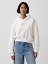 GAP Oversize crop mikina s logom VintageSoft GAP