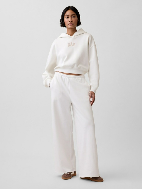 GAP Oversize crop mikina s logom VintageSoft GAP