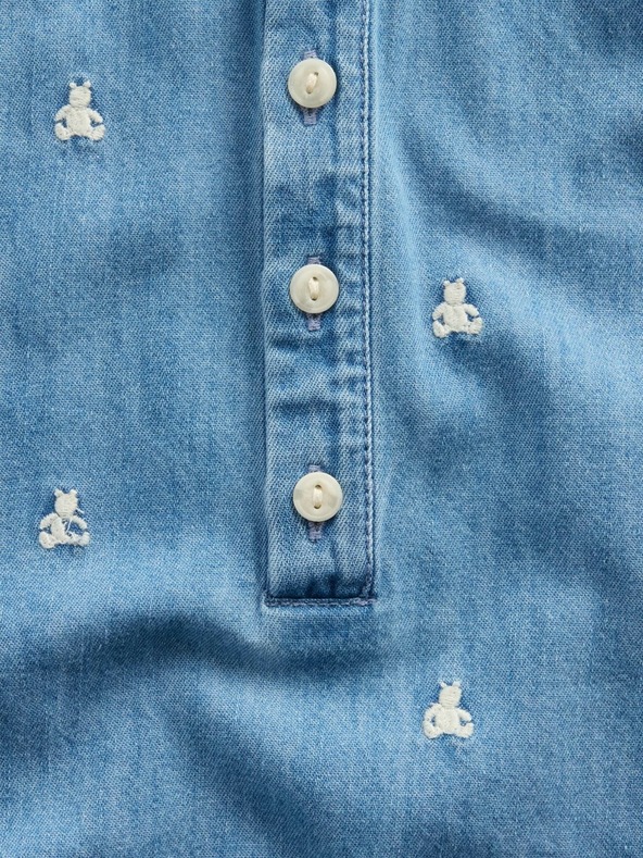 GAP Baby džínsový overal Brannan Bear GAP