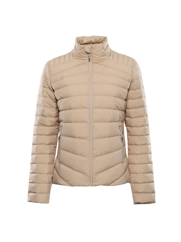 ALPINE PRO Dámska páperová bunda ALPINE PRO RETERA white pepper