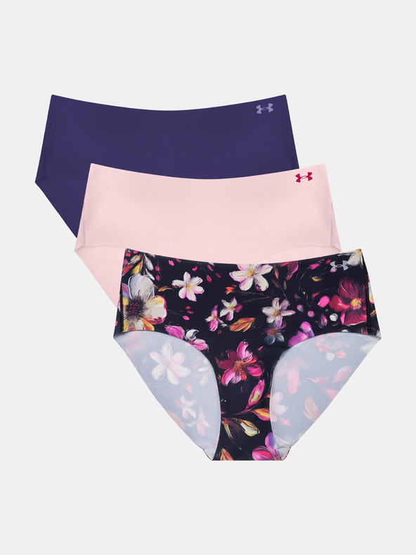 Under Armour Dámske nohavičky Under Armour Ua Pure Stretch Noshow Hipster-Print -