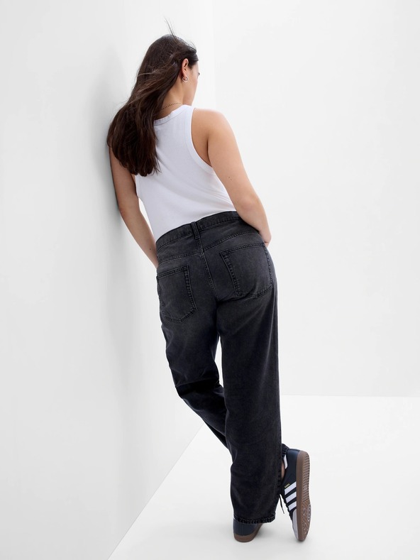 GAP Džínsy looseMid Rise Distressed '90s GAP