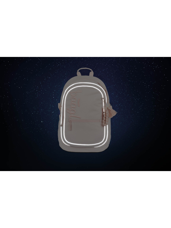 BAAGL  BAAGL 3 SET Core Creamy: batoh, peračník, vrecko