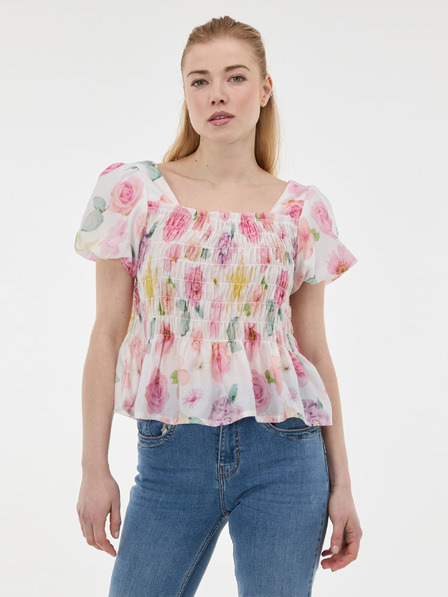 Orsay Ružová dámska vzorovaná blúzka ORSAY