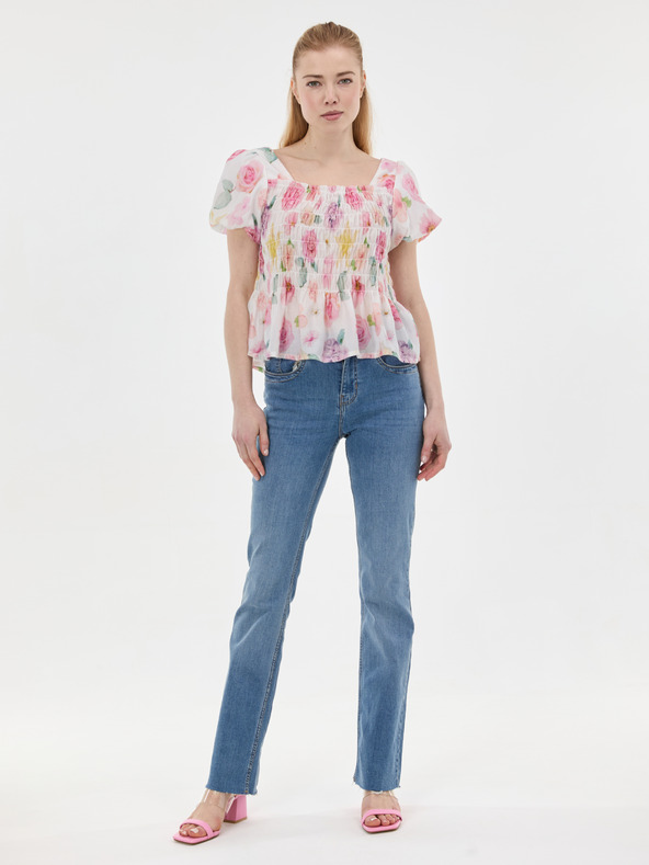 Orsay Ružová dámska vzorovaná blúzka ORSAY