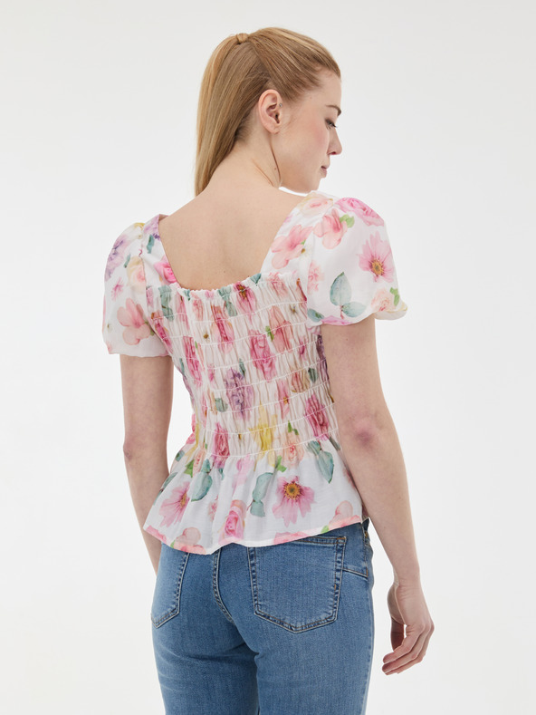 Orsay Ružová dámska vzorovaná blúzka ORSAY