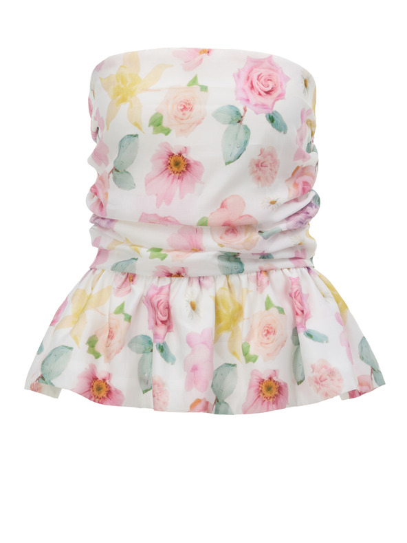 Orsay Ružový dámsky top bez ramienok ORSAY