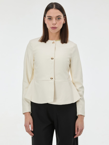 Orsay Krémová dámska koženková bunda ORSAY