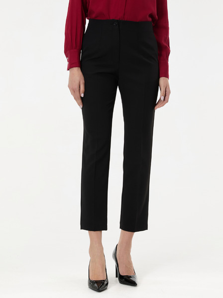 Orsay Čierne dámske rovné nohavice ORSAY